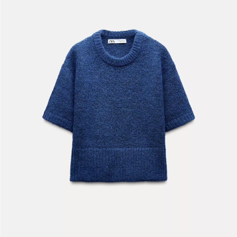Zara Short Sleeve Knit Top